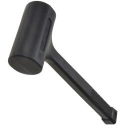 Faithfull YY08RU025A Deadblow Black PVC Hammer 680g (1lb 8oz)