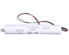 Pakiet akumulatorka Ni-Cd 3,6V C 2500mAh HT B1 2pin