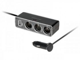 Rozg. gniazda zapalniczki x3+1xUSB 12V/24V