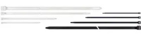 Cable tie, PA, (L x W) 365 x 7.6 mm, bundle-Ø 100 mm, black, -40 to 85 °C, 01860971010