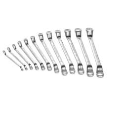 Zestaw kluczy płasko-oczkowych Zestaw kluczy oczkowych przesuniętych Facom 6 x 7 → 27 x 32 mm 12 szt.