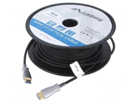 CA-HDMI20FB-0300BK Kabel HDMI wtyk z obu stron PVC Dł: 30m czarny Żyła: Cu 18Gbps