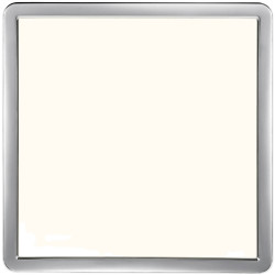 Nordlux 2015066133 Oja Square LED Ceiling Light 19W Chrome Moodmaker