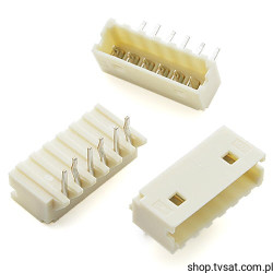 CONNECT-1X6-PIN Connector 6 Pin Horiz in Case SIL6 MOLEX
