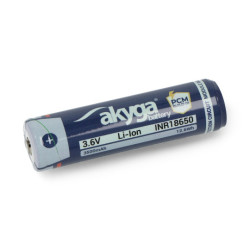 Ogniwo 18650 Li-Ion Akyga INR18650-35M-PCM 3,6V/3500mAh z zabezpieczeniami