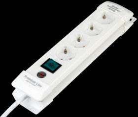 1952240100 4-gang socket outlet, white, Premium Line