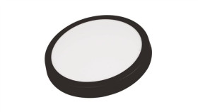 Downlight Natynkowy Okrąg 209X27 18W 4000K 1400Lm Czarny