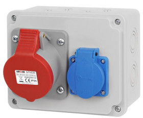 Rozdzielnica budowlana 32A/4P 1x230V RSBO.101/4