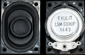 130026 Plastic speaker, soldered connection