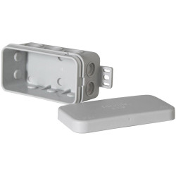 F-Tronic 7340141 Junction Box 75x37x40mm Light Grey IP54 10pieces