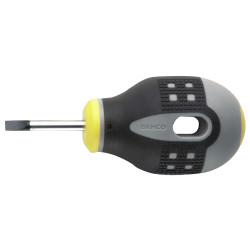 Bahco Ergo BE-8340 Slotted Chubby Screwdriver 4.0 x 25mm
