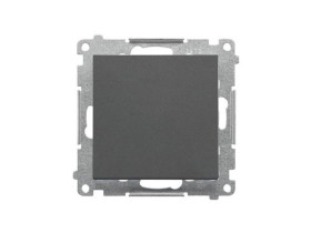 SIMON 55 Wyłącznik schodowy bez piktogramu szybkozłącza grafitowy mat TW6.01/X/116 KONTAKT SIMON