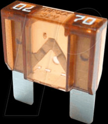 F9070 Car fuse, maxiOTO, 70 A, brown