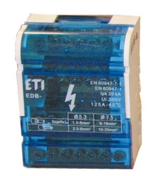 Blok rozdzielczy 125A 4P 11-zaciskowy EDB-411 001102304
