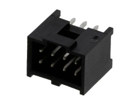 Molex 901301108 Listwa połączeniowa z ryglem Wymiary siatki: 2.54 mm Ilość pinów: 8 Ilość rzędów: 2 1 szt. paleta