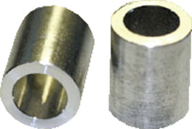Round spacer sleeve, without thread, M4, 15 mm, aluminum, X70150140.10