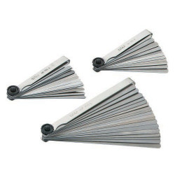 Szczelinomierz 18-płytkowy grubość 1mm materiał Stal nierdzewna SAM