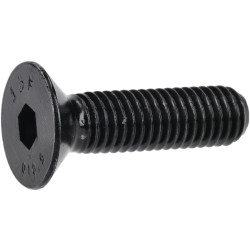 R-TECH 337428 M8 X 30 Hex Socket Countersunk Screws Steel Black - Pack Of 50