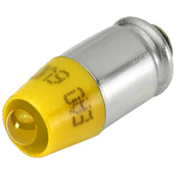 EAO 10-2J13.1064 LED single T1 3/4 MG yellow 28VAC/DC 7/14mA half-wave rect.