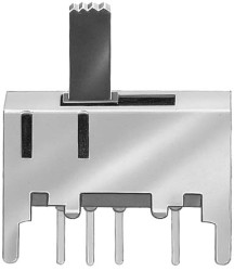 Przełącznik suwakowy, DPST, montaż PCB, 30V dc, 200 mA przy 30 V DC, -10 → +60°C, KNITTER-SWITCH
