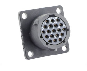 Złącze wielostykowe przemysłowe 19-pinowe Montaż na kablu Gniazdo Souriau Sunbank by Eaton