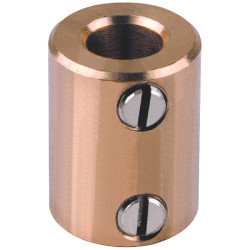 Mentor 720.64 Brass Shaft Coupling - Inside Diameter 6mm One End 4mm The Other
