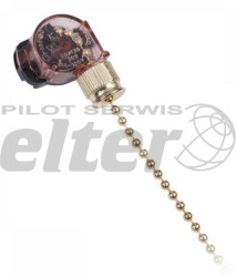 Przełącznik pociągany łańcuszkowy złoty