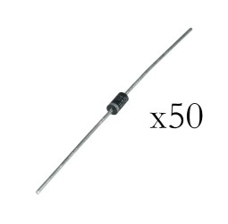 Opencircuit 1N5817 20V 1A Scotty rectifier diode - 50 stuks