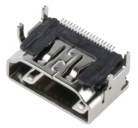 Złacze przelotowe Kąt Proste Lutowane 19-pinowe Amphenol Communications Solutions