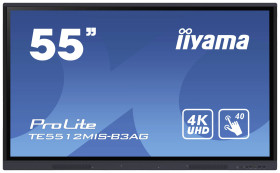 Iiyama ProLite TE5512MIS-B3AG Wyświetlacz wielkoformatowy EEK: G (A - G) 138.8 cm 55 cal 3840 x 2160 Pixel 24/7
