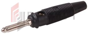 Wtyk banan 4mm BUELA-30-BK 60V=/30V~ 30A