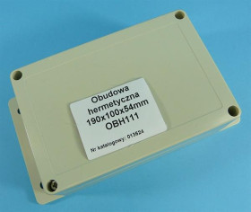 OBH-111 OBUDOWA HERMET. 190x100x54mm