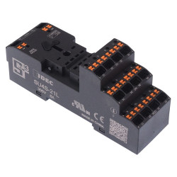 SU4S-21L Four Pole DIN Rail Socket Push-In Terminals for RU4 Relay IDEC