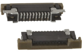 Złącze FPC 10-pinowe 0.5mm Montaż powierzchniowy Męski Amphenol Communications Solutions