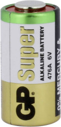 Bateria 476 A GP, 6 V, 105 mAh, alkaliczno-manganowe, 1 szt.