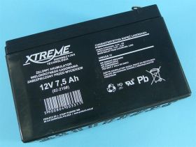 12V/7,5Ah 150x65x94 FX XTREME AK.AGM
