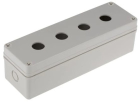 Obudowa kasety sterowniczej, Ø 22mm, 4-otworowa, IP66, RS PRO