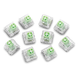 Kailh Mechanical Key Switches - Thick Click - małe przyciski mechaniczne - jasnozielone - 10szt. - Adafruit 5149