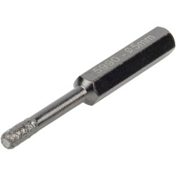 Wolfcraft 5990000 Diamond Drill Hex Shank Cuts 40mm Paraffin Cooled