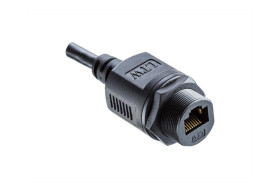 Złącze RJ45 Żeński Złącze RJ45 Montaż gwintowany Cat5e Amphenol Industrial, proste 1-żyłowe