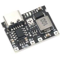 Moduł ładowania ogniw 18650 z przetwornicą step-up TP4056 + MT3608 1A 5V-28V