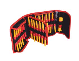 Wkrętak izolowany z wymiennymi końcówkami (50 szt) w pokrowcu ZWI-3