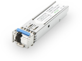 Transceiver, simplex LC, 1.25 Gbps, 20 km, SFP, singlemode, silver, DN-81003-01