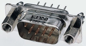 Złącze D-Sub 25-pinowe Żeński Proste Przewlekany