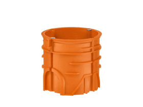 Puszka podtynkowa ZZ60DFw 60 mm głęboka łączona z wkrętami pomarańczowa 33267008 SIMET
