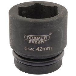 Draper Expert 05122 Expert 42mm 1 Square Drive Hi-Torq® 6 Point Impact Socket
