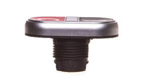 Przycisk Sterowniczy 22Mm Podwójny Czarny/Czerwony Podświetlany Kryte Z...