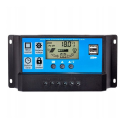 Kontroler solarny SOL 40ALCD USB 12/24V 40A Regulator ładowania PWM