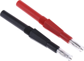 Próbnik, rozmiar: 4mm, 600V, Czerwony/czarny