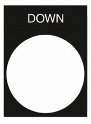 Tabliczka informacyjna, Schneider Electric, seria Harmony XB